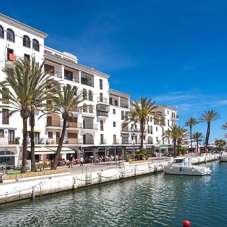 شقة 15 First Line Penthouse With Wonderful Seaview Near Duquesa Golf Manilva Andalucia المظهر الخارجي الصورة
